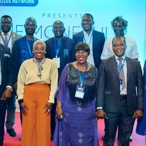 Casandra, Millie, Dr Kwesi and the Moneyhub Speakers, Ghana, 2021