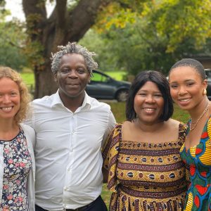 Joanne, Dr Kwesi, Millie and Lindiwe Rasekoala, London, 2023